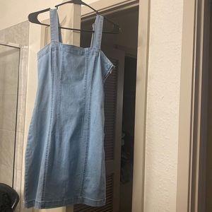 Jean dress ! Fits very fitted